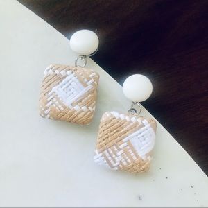 Rattan Earrings